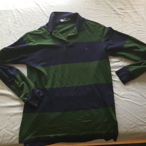 Long Sleeve Ralph Lauren Polo Shirt Mens M